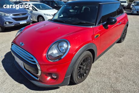 Red 2015 Mini Cooper Hatchback