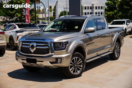 Silver 2025 GWM Cannon Alpha Dual Cab Utility Ultra (4X4)