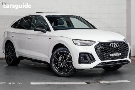White 2024 Audi Q5 Sportback 40 Tdi Quattro S Line Mhev