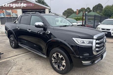 Black 2021 GWM UTE Dual Cab Utility Cannon-X (4X4)