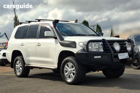 White 2008 Toyota Landcruiser Wagon Gxl (4X4)