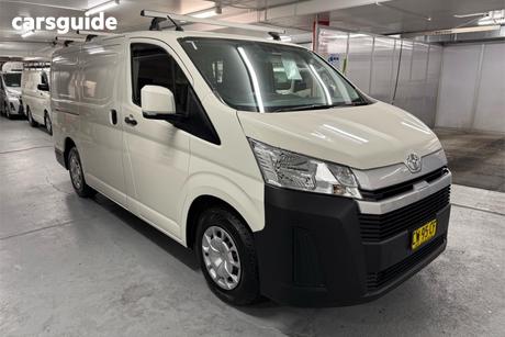 White 2019 Toyota HiAce Van Lwb