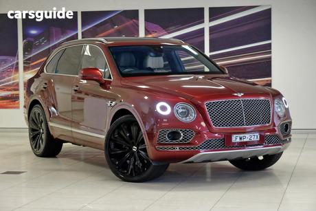 Red 2017 Bentley Bentayga Wagon W12 (5 Seat)