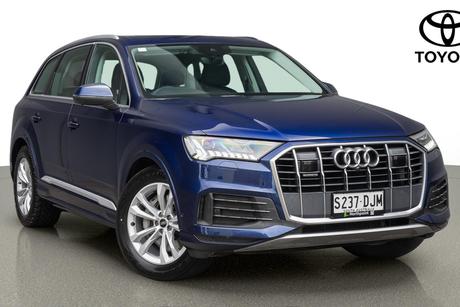 Blue 2023 Audi Q7 Wagon 45 Tdi Quattro Dynamic Black