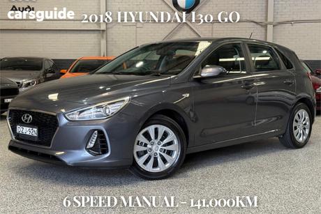 Grey 2018 Hyundai I30 Hatchback Go