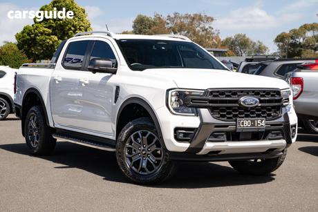 White 2022 Ford Ranger Double Cab Pick Up Wildtrak 2.0 (4X4)