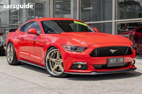 Red 2017 Ford Mustang Coupe Fastback Gt 5.0 V8
