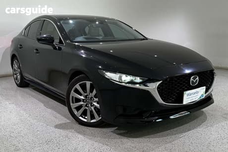 Black 2021 Mazda 3 Sedan G25 Astina