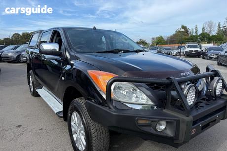 Black 2012 Mazda BT-50 Dual Cab Utility Xtr (4X4)