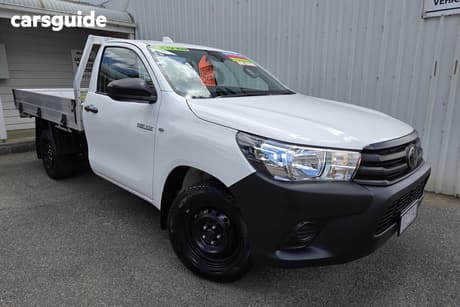 White 2021 Toyota Hilux Cab Chassis Workmate (4X2)