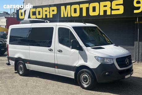 White 2020 Mercedes-Benz Sprinter Van 419Cdi Vs30 Mwb Rwd