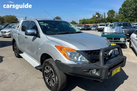 Silver 2012 Mazda BT-50 Dual Cab Utility Gt (4X4)