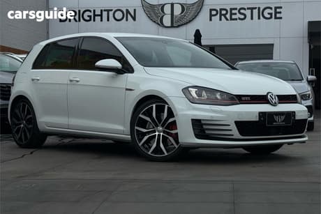 White 2015 Volkswagen Golf Hatchback Gti Performance