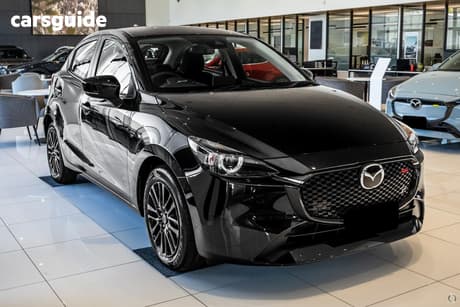 Black 2025 Mazda Mazda2 Hatchback G15 Evolve