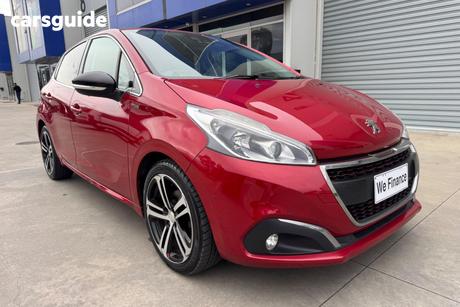 Red 2016 Peugeot 208 Hatchback Gt-Line