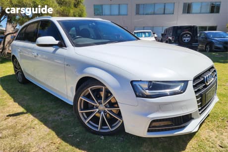 White 2015 Audi A4 Wagon 2.0 Tfsi Ambitn Avant Quattro