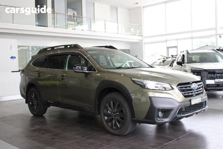 Green 2025 Subaru Outback SUV
