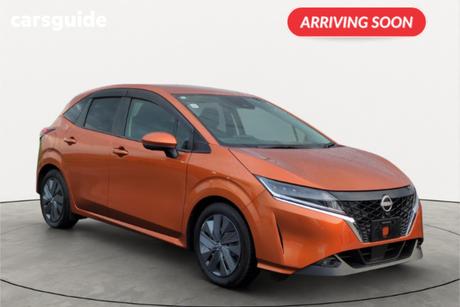 Orange 2021 Nissan Note Hatch E-POWER X