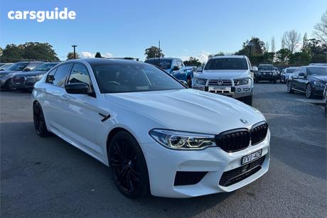 White 2018 BMW M5 Sedan Competition