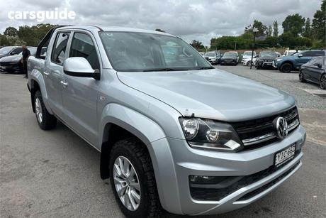 Silver 2018 Volkswagen Amarok Dual Cab Utility Tdi420 Core Plus (4X4)