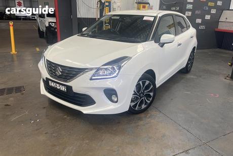 White 2022 Suzuki Baleno Hatchback Glx