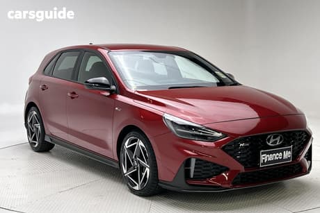 Red 2024 Hyundai I30 Hatchback N Line Prm Mhev