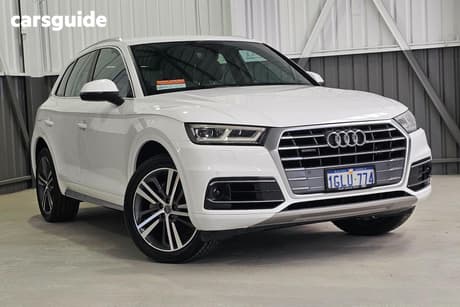 White 2017 Audi Q5 Wagon 2.0 Tdi Quattro Design