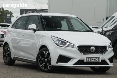 White 2022 MG MG3 Hatchback Excite (With Navigation)