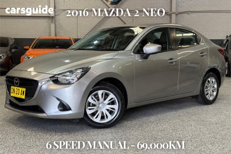 Silver 2016 Mazda 2 Sedan Neo