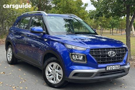 Blue 2021 Hyundai Venue Wagon