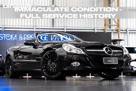 Black 2009 Mercedes-Benz SL350 Convertible
