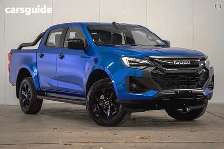 Blue 2025 Isuzu D-MAX Crew Cab Utility X-Rider (4X4)