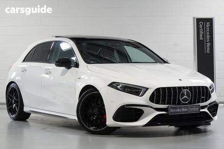 White 2022 Mercedes-Benz A45 Hatchback S 4Matic+