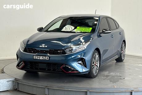 Blue 2021 Kia Cerato Hatchback Gt