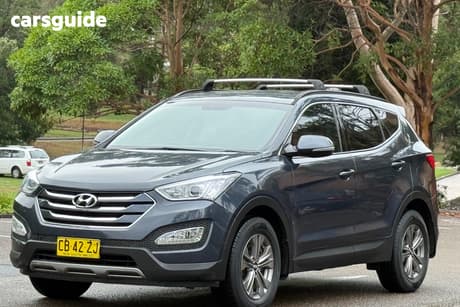 Grey 2014 Hyundai Santa FE Wagon Active Crdi (4X4)