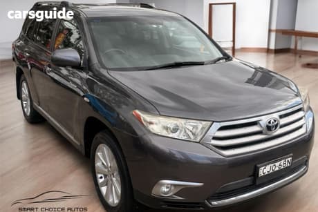 Silver 2012 Toyota Kluger Wagon Grande (Fwd)