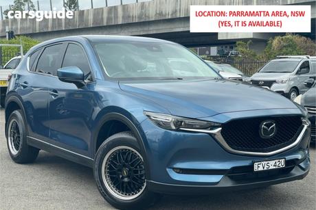Blue 2019 Mazda CX-5 Wagon Maxx Sport (4X4)