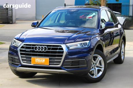 Blue 2017 Audi Q5 Wagon 2.0 Tdi Quattro Design
