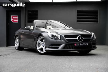 Grey 2013 Mercedes-Benz SL Convertible 350 BE R231