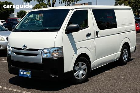 White 2014 Toyota HiAce Van Lwb