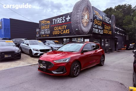 Red 2022 Ford Focus Hatchback St