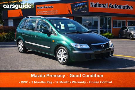 Green 2001 Mazda Premacy Hatchback