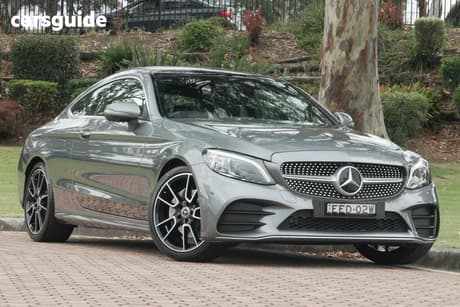 Grey 2019 Mercedes-Benz C300 Coupe