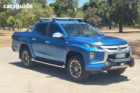Blue 2020 Mitsubishi Triton Double Cab Pick Up Glx-R (4X4)