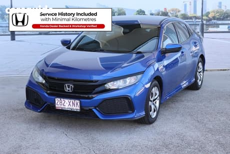 Blue 2017 Honda Civic Hatchback Vti