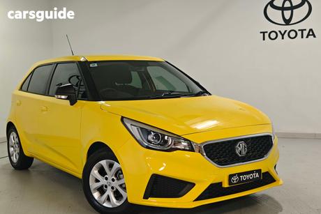 Yellow 2022 MG MG3 Hatchback Core