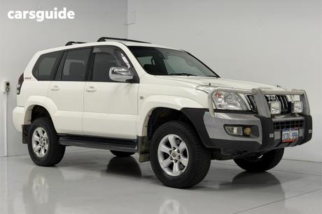 White 2004 Toyota Landcruiser Prado Wagon Gxl (4X4)