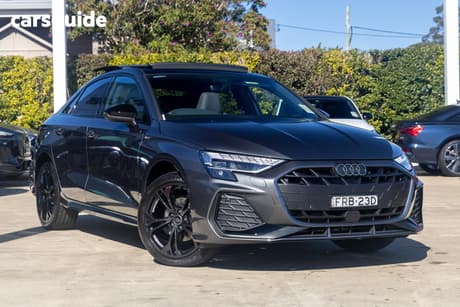 Grey 2025 Audi A3 Sedan 35 Tfsi S Line (Mhev)