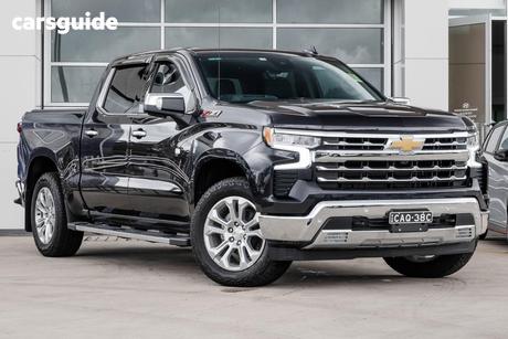 Silver 2024 Chevrolet Silverado Crew Cab Pickup 1500 Ltz Premium