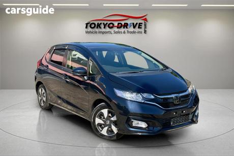 Blue 2018 Honda Fit Hatchback (Hybrid)